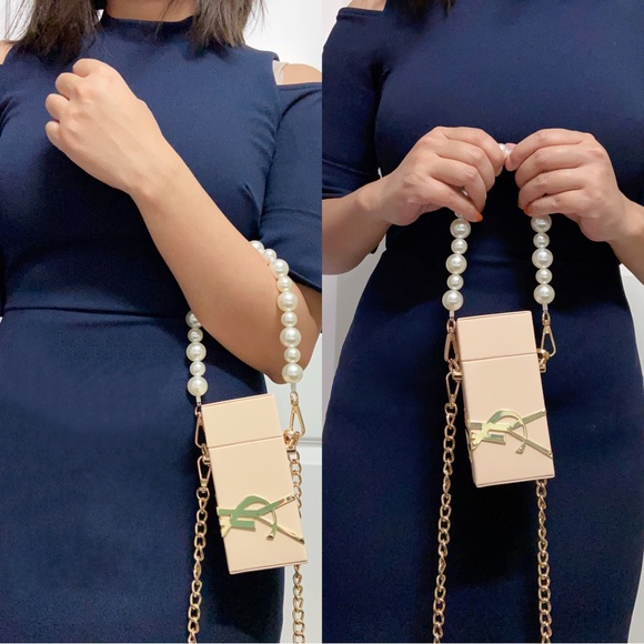 Yves Saint Laurent Libre Perfume Box Converted Bag Beige - Picture 9 of 15